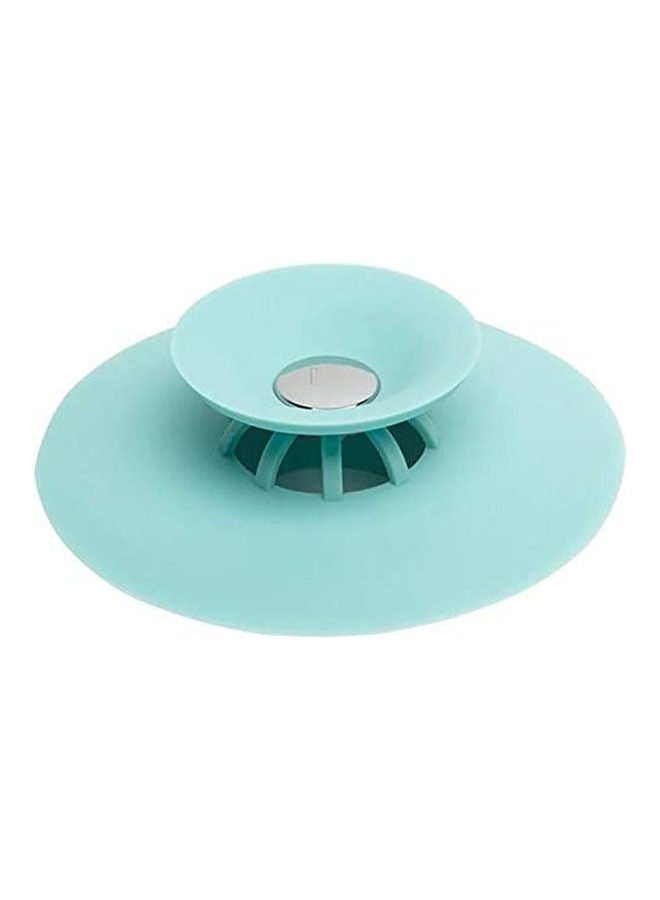 Drain Stopper Sink Strainer Hair Catchers Silicone Bathtub Drain Cover 2 In 1 Green