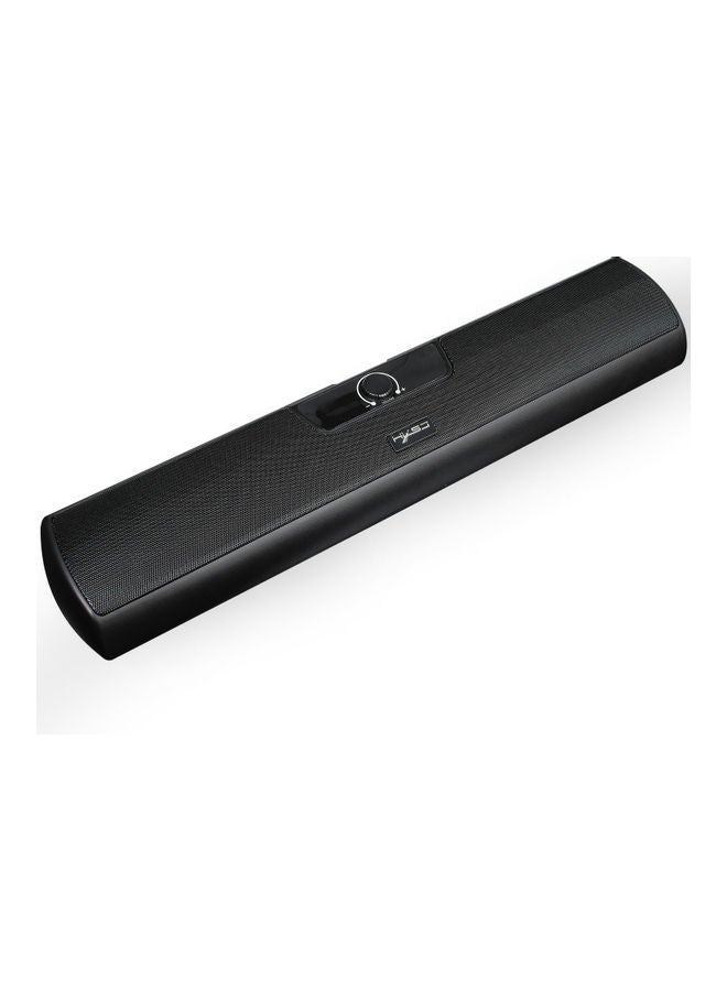 Wired USB Powered Soundbar PC Speaker Q3 Black