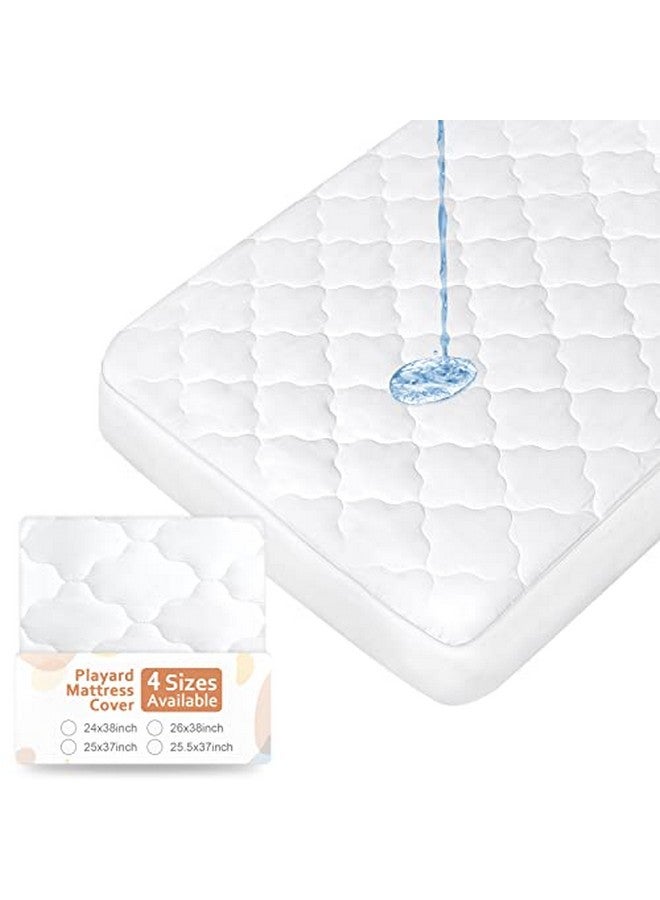 Pack N Play Mattress Pad (4 Sizes) Fit Graco Pack 'N Play Travel Dome Lx Playard Pack And Play Mattress Sheets Cover Protector Waterproof Soft Quilted Pack And Play Mattress Sheets Fitted