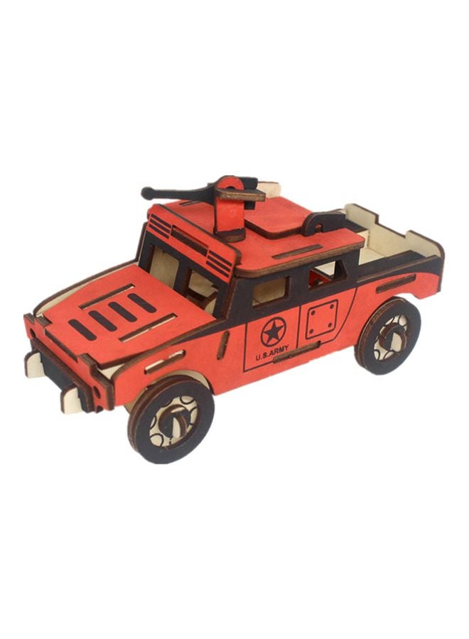Military Jeep Model 3D Puzzle 16.2x7x8.5cm