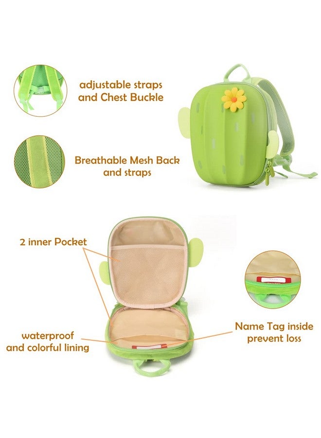 Toddler Leash Backpack For Kidswaterproof Backpack For Preschoolerkids Safety Backpackchildren Backpack For Girls And Boys(Green)