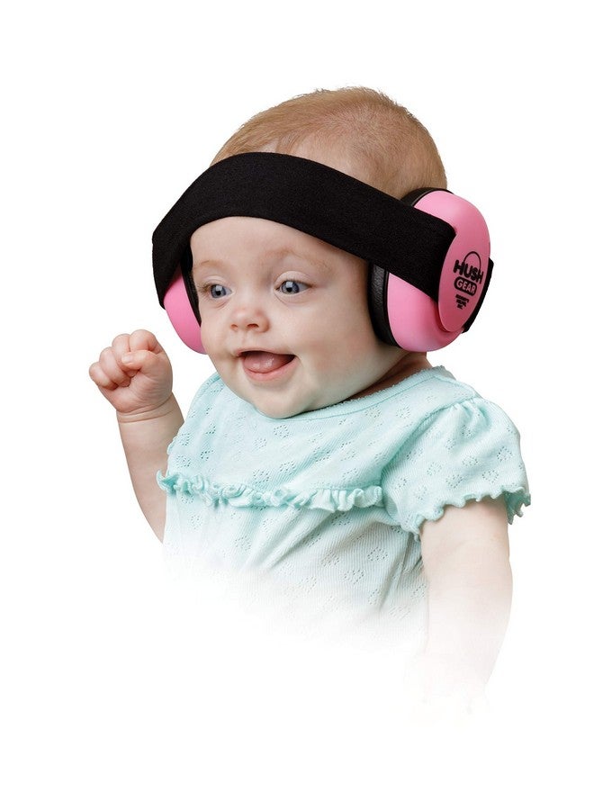Hush Gear Noise Cancelling Headphones For Infants Ear Protection Pink