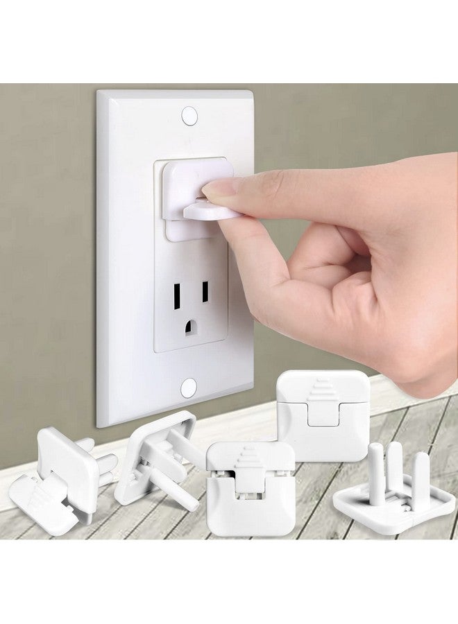 Outlet Covers Babepai 38Pack White Child Proof Electrical Protector Safety Improved Baby Safety Plug Covers