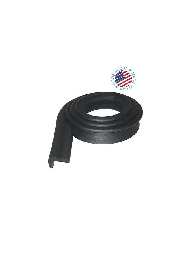 Jumbo Edge Cushion Black 72 Inch (Pack Of 1)