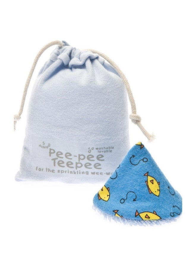 Peepee Teepee Fishing Blue Laundry Bag