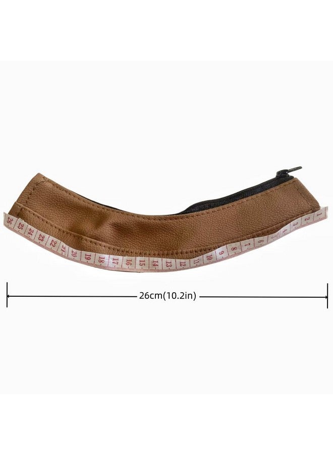 2Pcspair Removable Zipper Pu Leather Bumper Handlebar Sleeve Protect Case For Baby Stroller Dustproof Cover