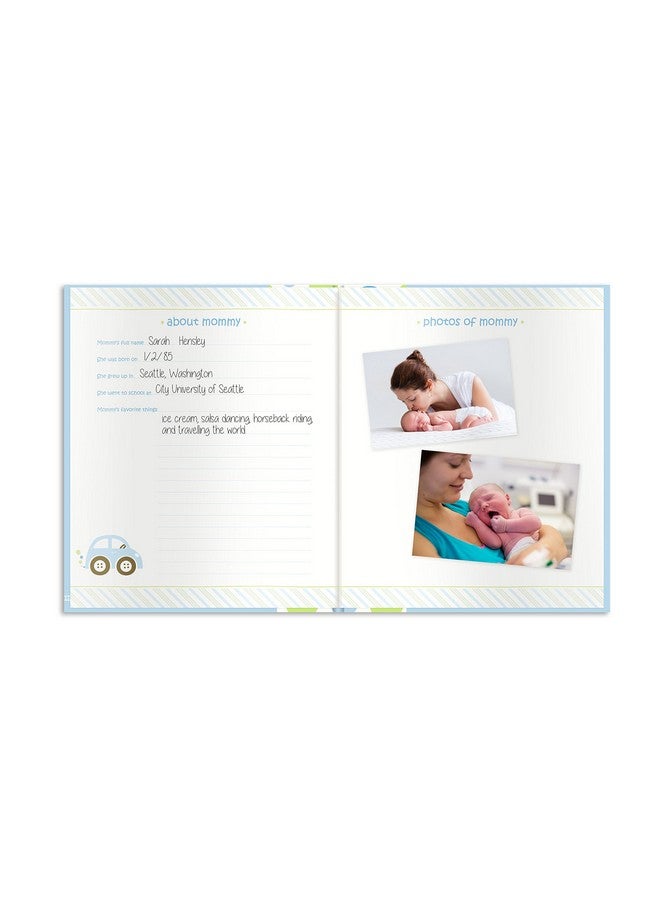 Lil Peach Train Baby Five Year Memory Book Photo Journal Cherish Every Precious Moment Of Your Babys First Years Blue