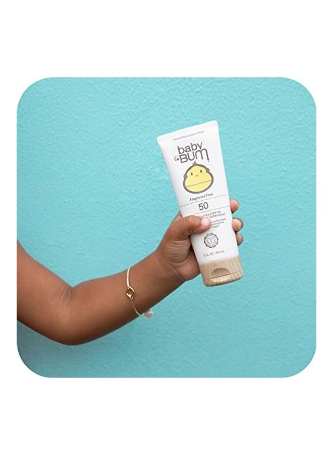 Fragrance Free Sunscreen Lotion Sensitive Skin Beige 88ml