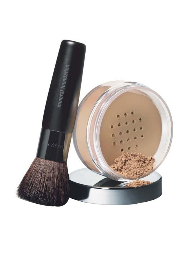 Mineral Powder Foundation With Brush Bronze 1