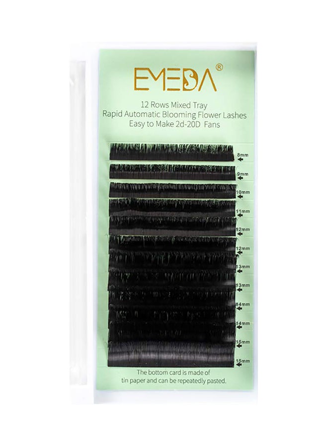 D Curl Eyelash Extension Black