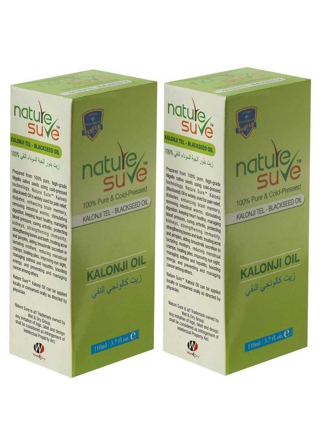 ™ Kalonji Tail Nigella Sativa Blackseed Oil (110 Ml Each) Pack Of 2
