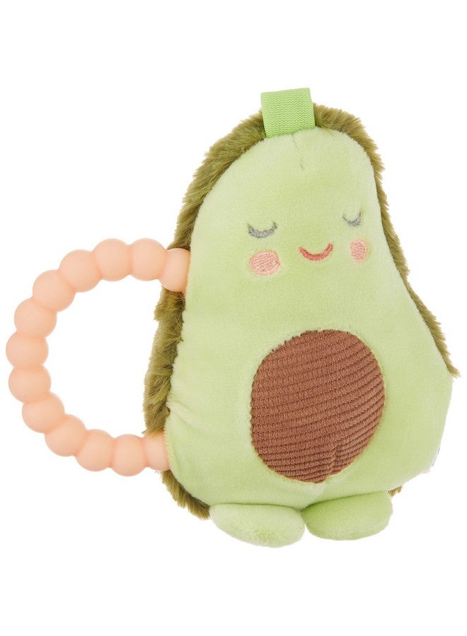 Teether Baby Rattle 6Inches Yummy Avocado