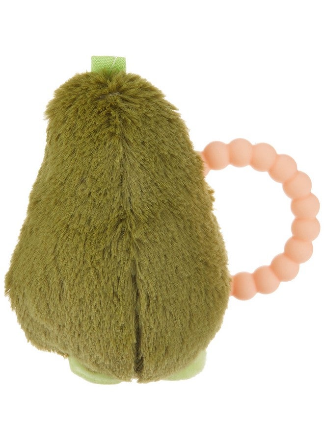 Teether Baby Rattle 6Inches Yummy Avocado