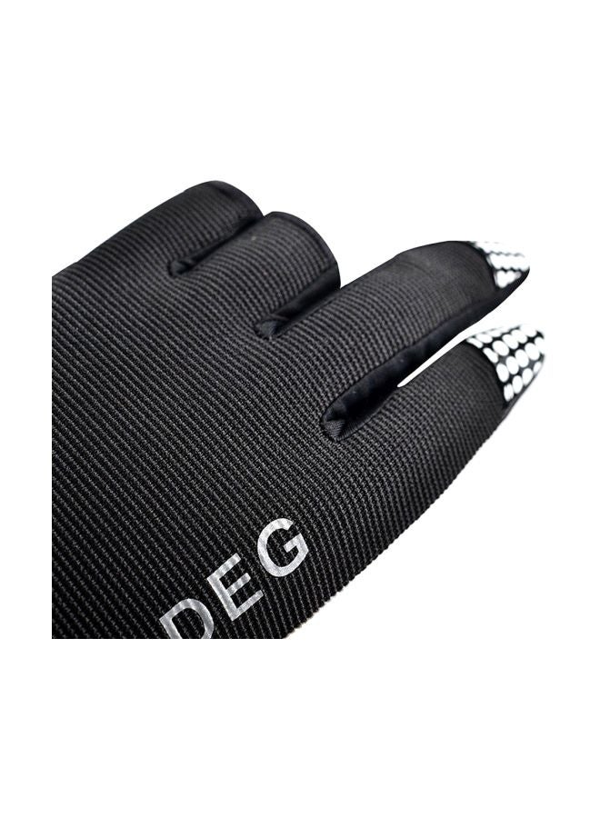 Pair Of Anti-Slip Fishing Gloves L