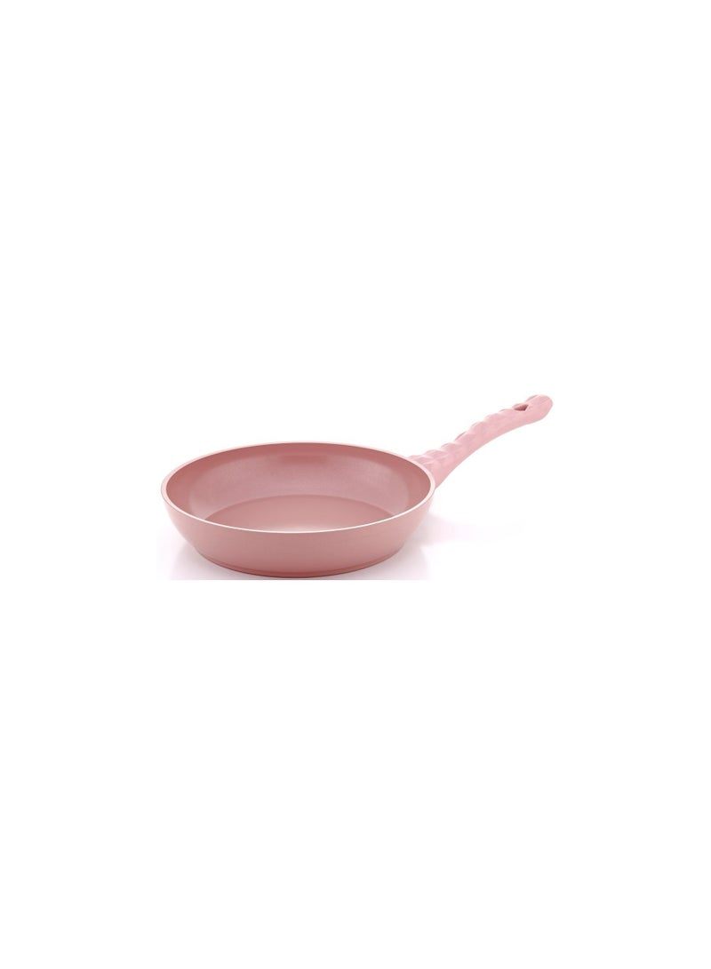 Hella Ceramic Non-Stick Surface Frypan - 20cm - PFOA Free - Pink