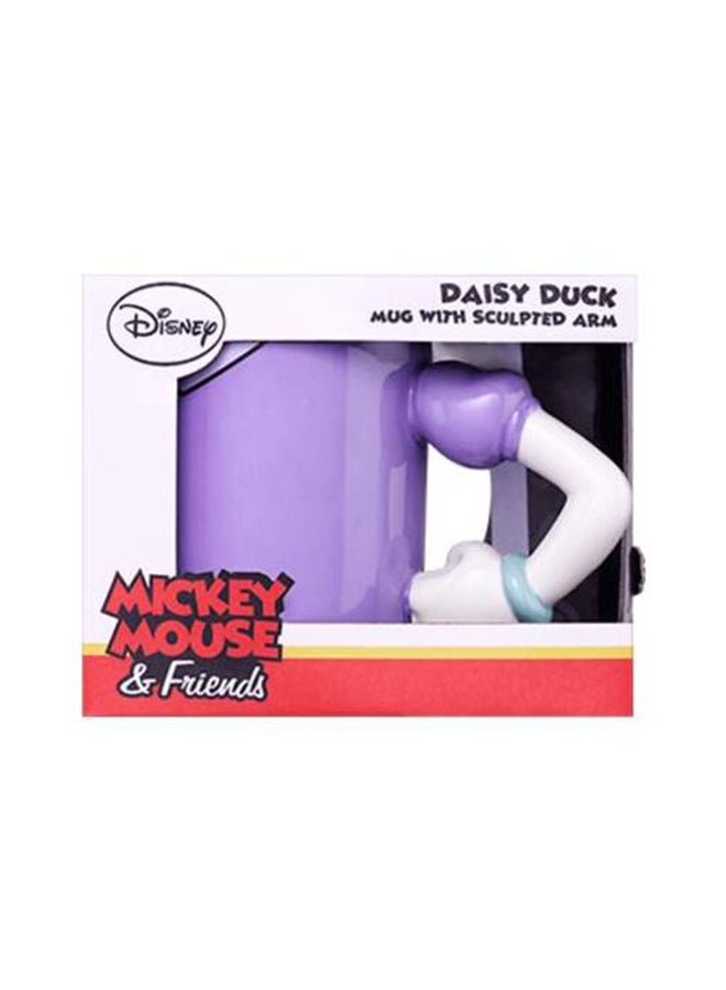 DISNEY Daisy Duck Ceramic Mug with Sculpted Arm