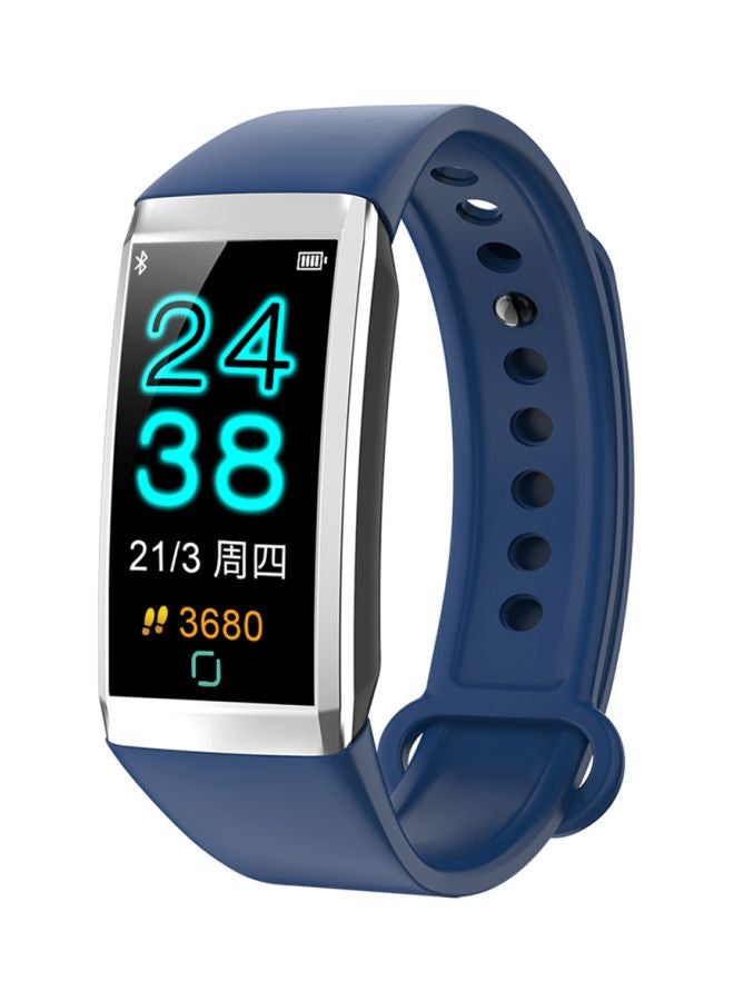 120.0 mAh TD19 Step Counter Fitness Tracker Blue/Silver