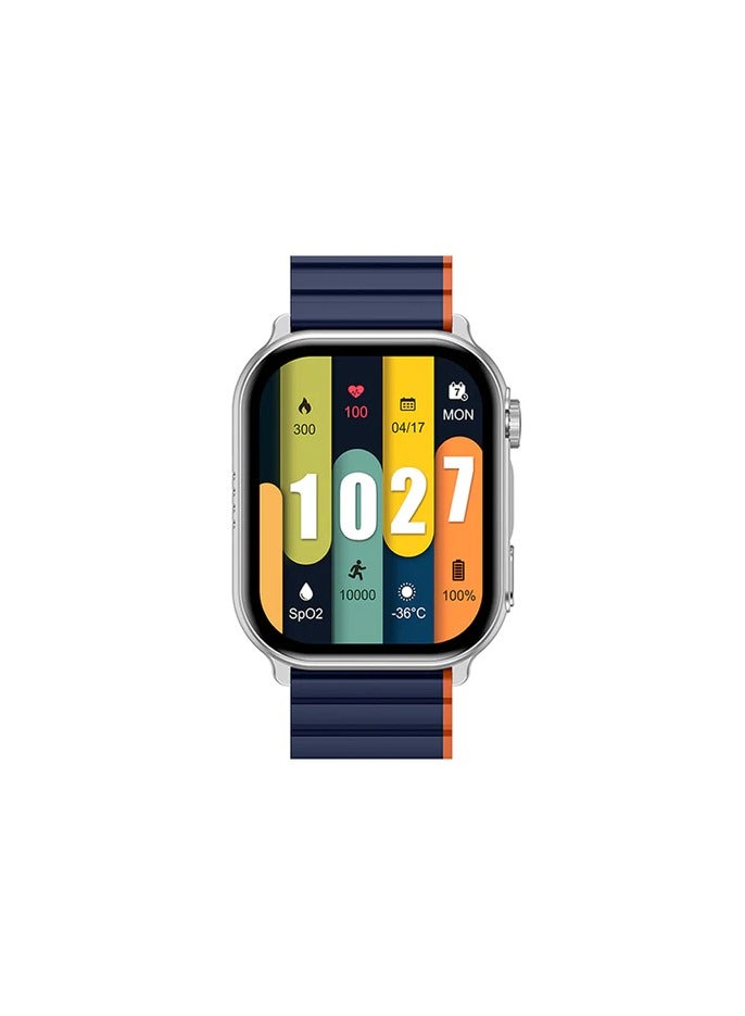 Kieslect Calling Watch Ks Pro - Silver , dual strap