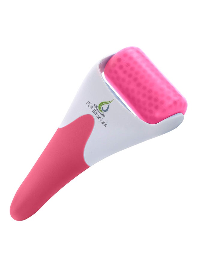 Ice Roller Face Massager Pink/White