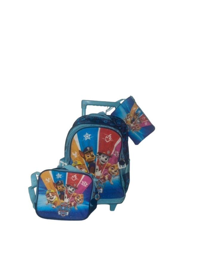 Paw Patrol - School Bag with Lunch Bag & Pencil Case
