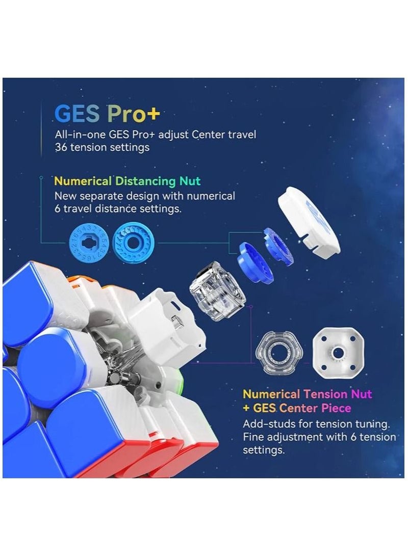 GAN 12 M Leap 3x3 Latest Flagship Magnetic Speedcube FROSTED