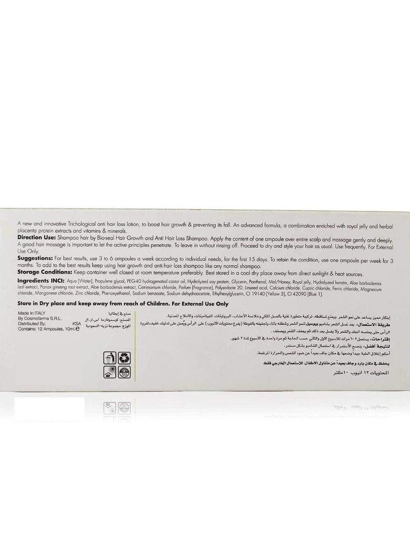 Bio Seal Hair Growth And Anti Hair Loss Lotion 10 ML X 12