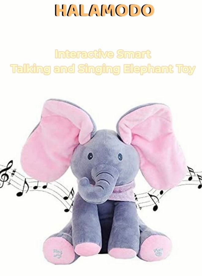 Interactive Smart Talking and Singing Elephant Toy