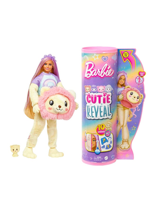 Barbie Cutie Reveal Barbie Cozy Cute Tees Series  Lion