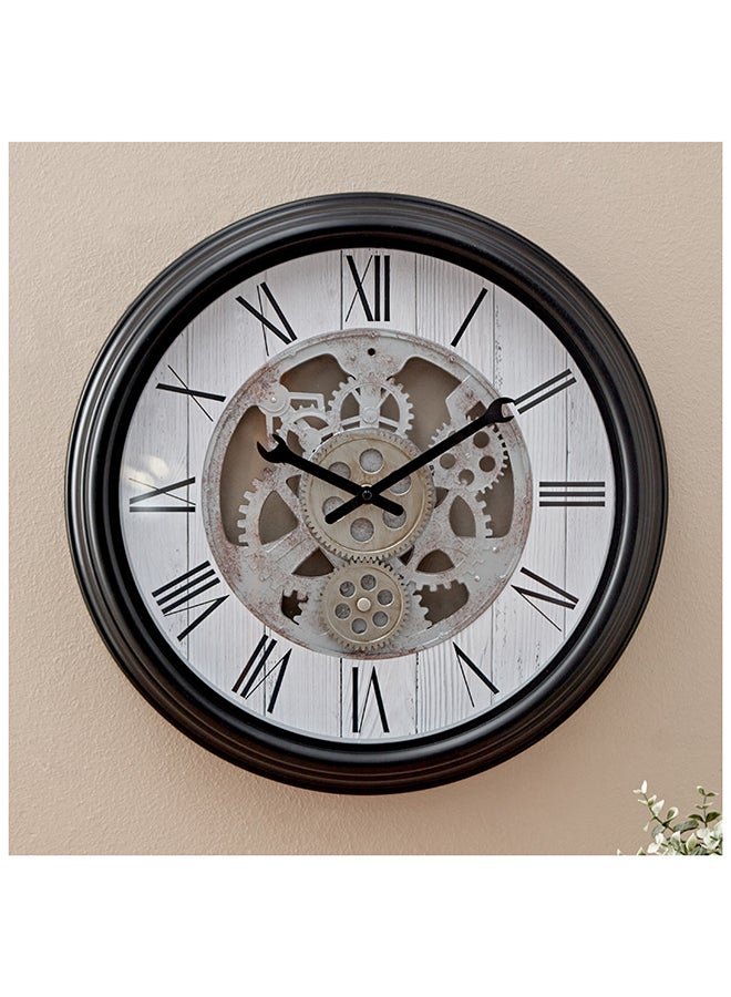Saratoga Wall Clock 45.5 x 6.5 x 45.5 cm