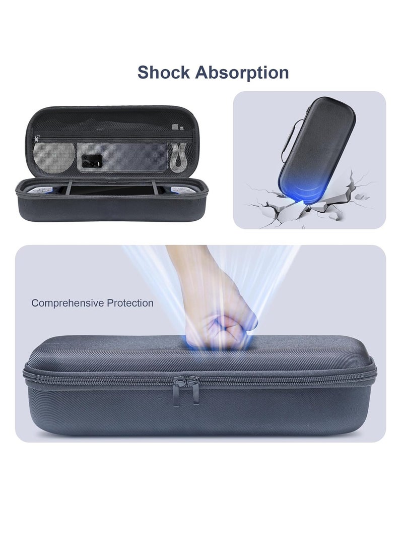Portable Carrying Case for PlayStation Portal Shockproof Handheld Storage Box with Screen Saver Design Compatible with PlayStation 5 Portal