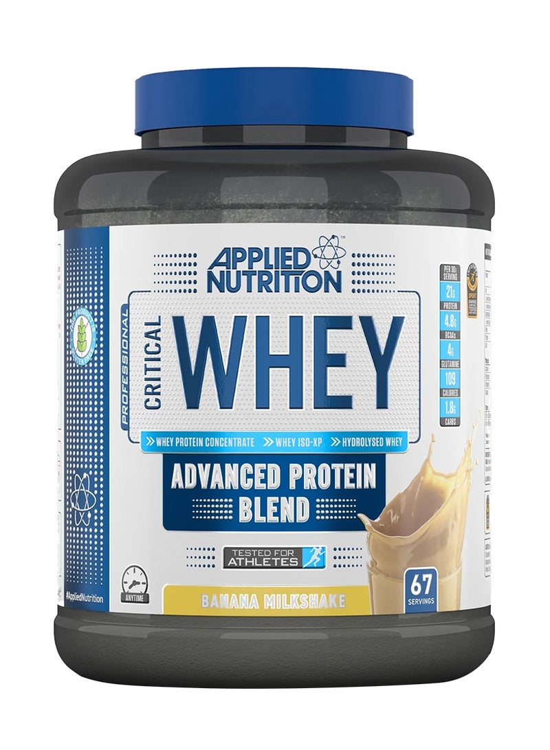 Critical Whey Blend, Banana Milkshake, 2 Kg