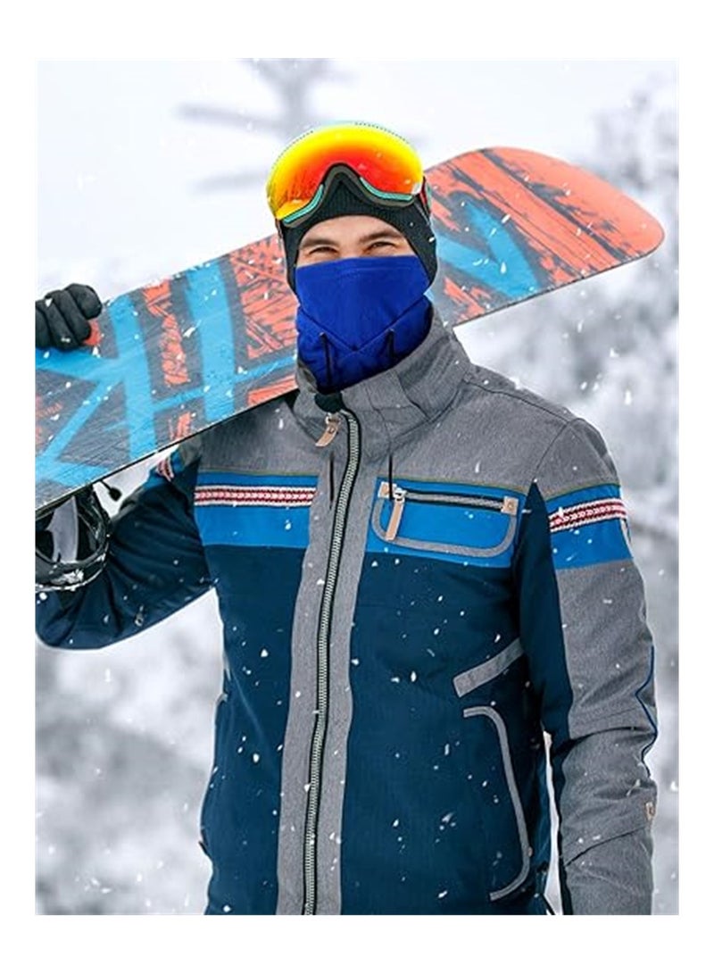 Thermal Fleece Hats - 3-Pack Perfect for Riding, Skiing, and Sports. Stay Warm and Stylish with this Heavyweight Winter Fleece Balaclava and Neck Wrap Combo. One Size Fits All