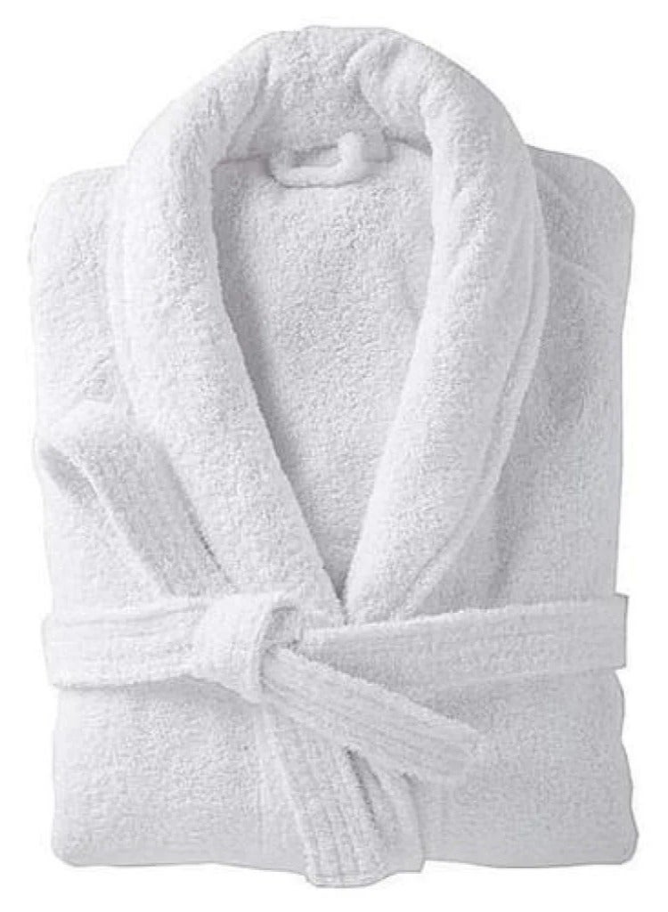 Bliss Casa - Unisex Bathrobe - 100% Cotton Super Soft, Highly Absorbent Bathrobes For Women & Men - Perfect for Everyday Use, Unisex Adult