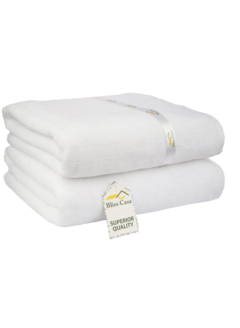 Bliss Casa Indigo 100% Cotton Hand Towels (4 Pack, 40x70 cm) - 600 GSM Large Hand Towels Super Absorbent and Soft Hotel Towels, Ideal for Use in Hotels and Restaurants