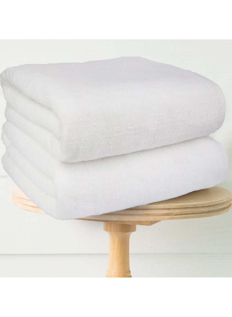 Bliss Casa Indigo 100% Cotton Hand Towels (4 Pack, 40x70 cm) - 600 GSM Large Hand Towels Super Absorbent and Soft Hotel Towels, Ideal for Use in Hotels and Restaurants