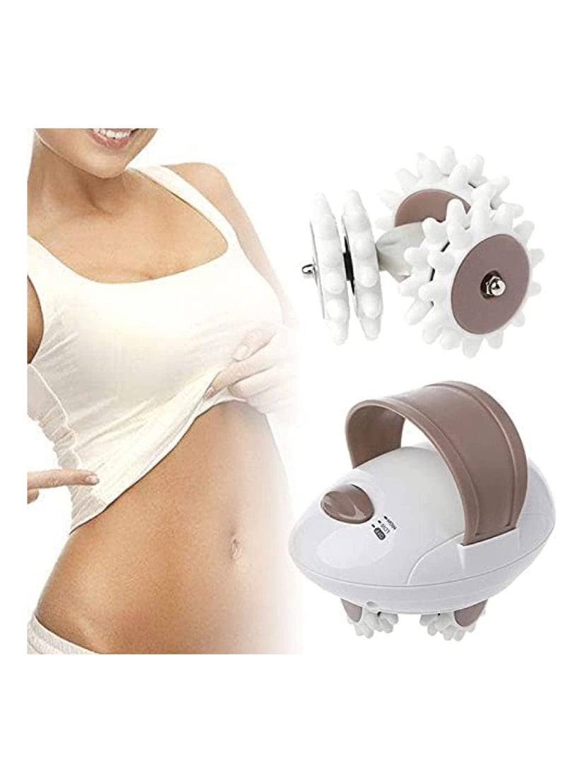 Cellulite Massager Machine, Handheld Massager 3D Rotating Electronic AntiCellulite Full Body Slimming Massage for Men and Women Waterproof Fat for Foot Calf Belly and Lower Back