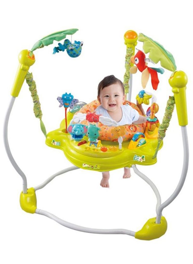 Happy Jungle Jumper Bouncer With Music And Lights For Baby, 33-1606072