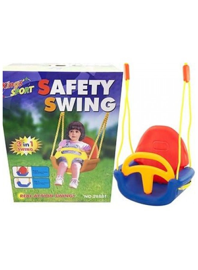 3-In-1 Multifunctional Non-Toxic Eco-Friendly Sturdy And Durable Plastic Baby Safety Swing