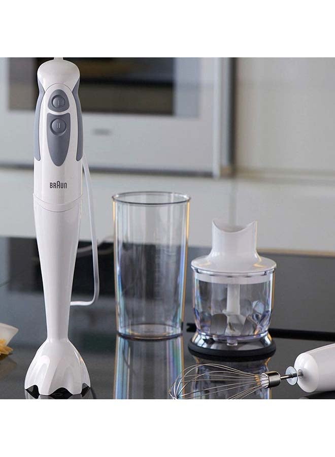 Electric Hand Blender MQ 320 White/Silver/Clear