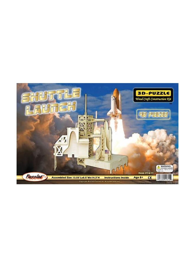 46-Piece Shuttle Launch 3D Puzzle 1611