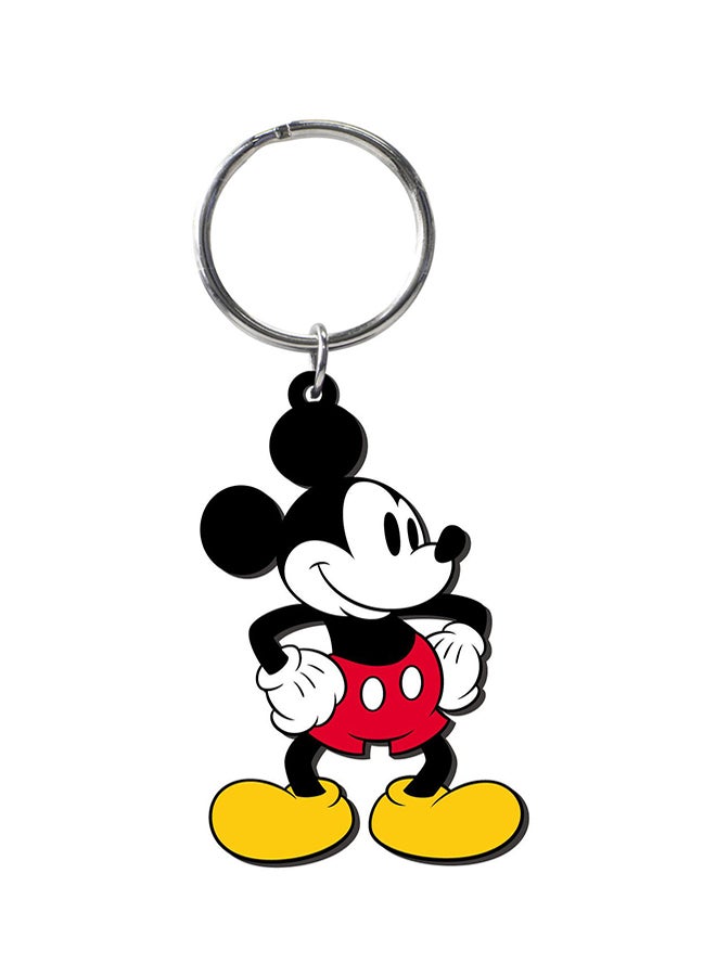 Retro Mickey Soft Touch PVC Key Ring
