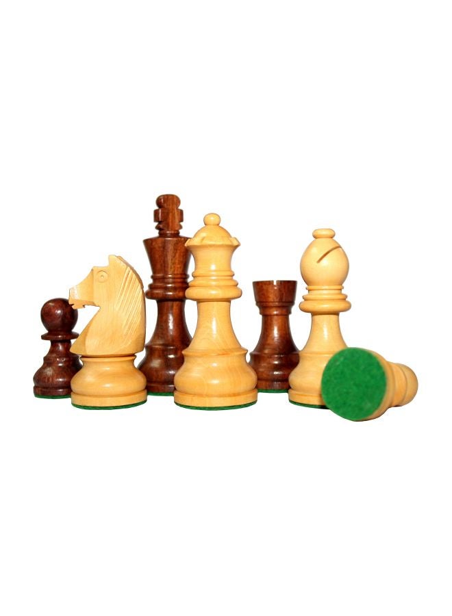 Wooden Magnetic Chess Board Game Set