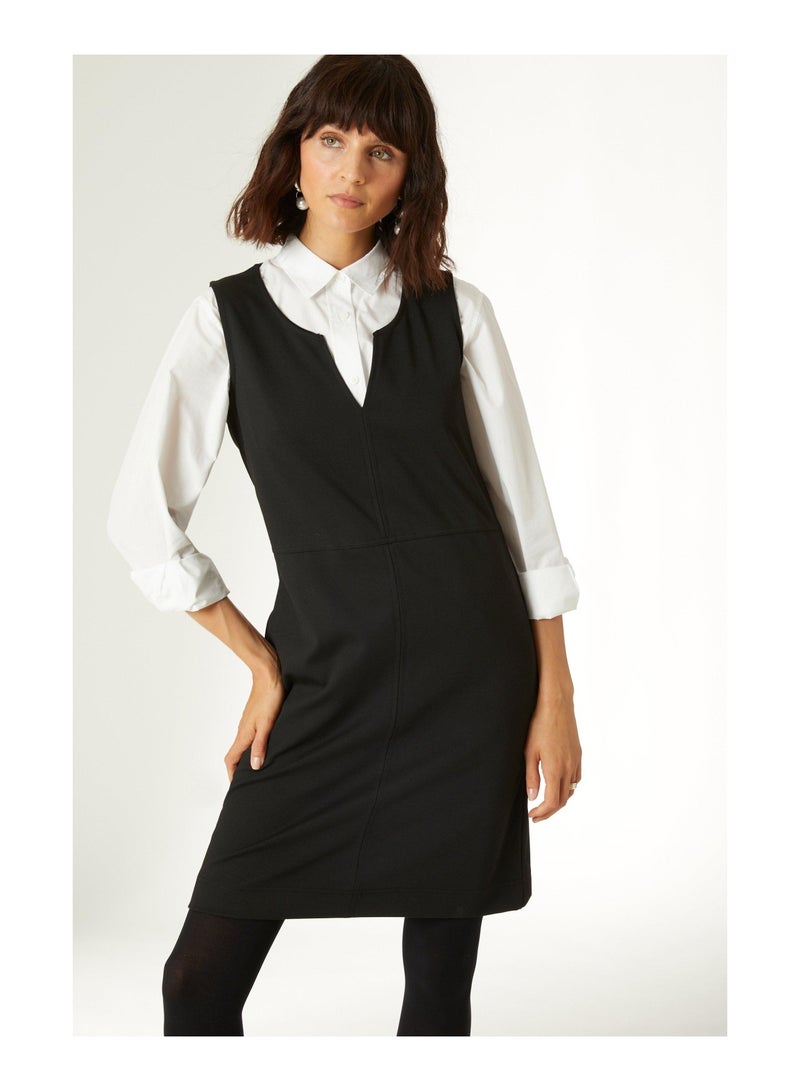 Sleeveless Ponte Shift Dress