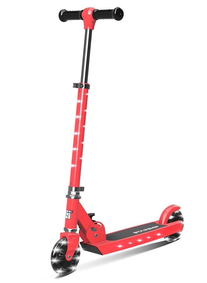 Lit Starship Candy Red - 2 wheel scooter