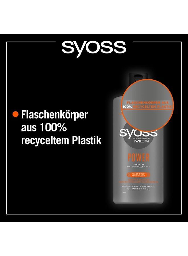 Men Power Shampoo for Strong Hair & Revitalized Hair 440ml