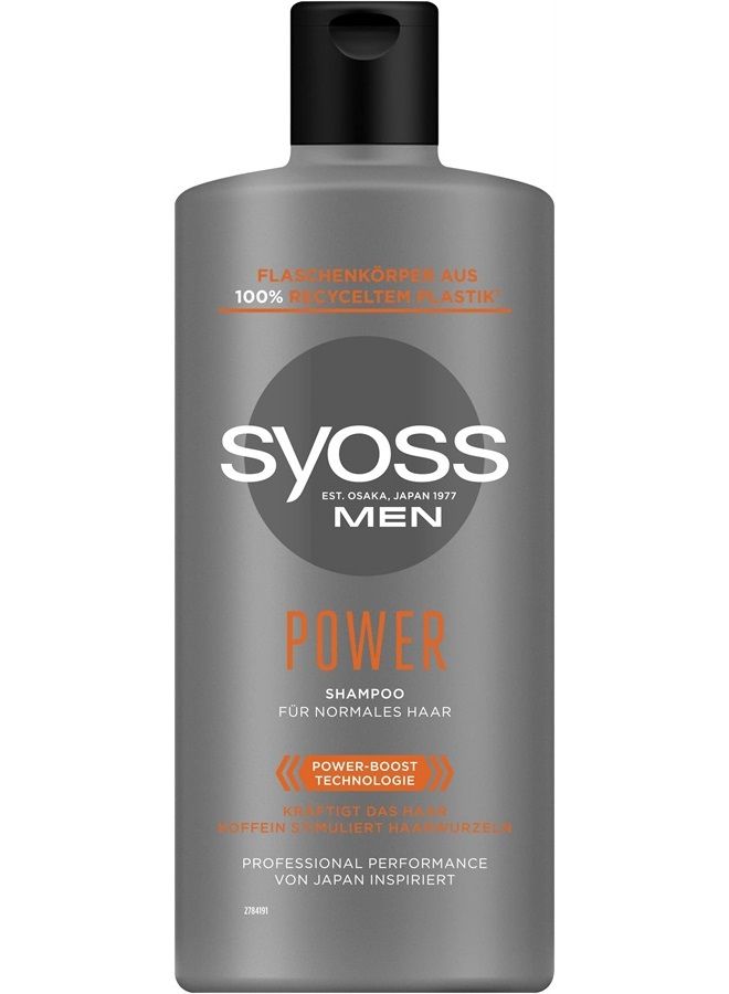 Men Power Shampoo for Strong Hair & Revitalized Hair 440ml