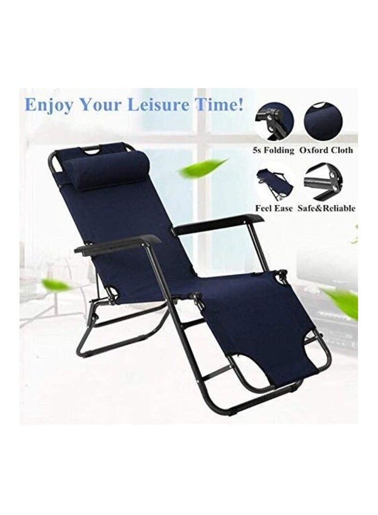 GO2CAMPS Zero Gravity Camping Chair with Headrest-Folding Camping Chair-Picnic Chair High Quality Beach Chair Garden Chair as Fishing Chair,Festival Chair (Multicolour)