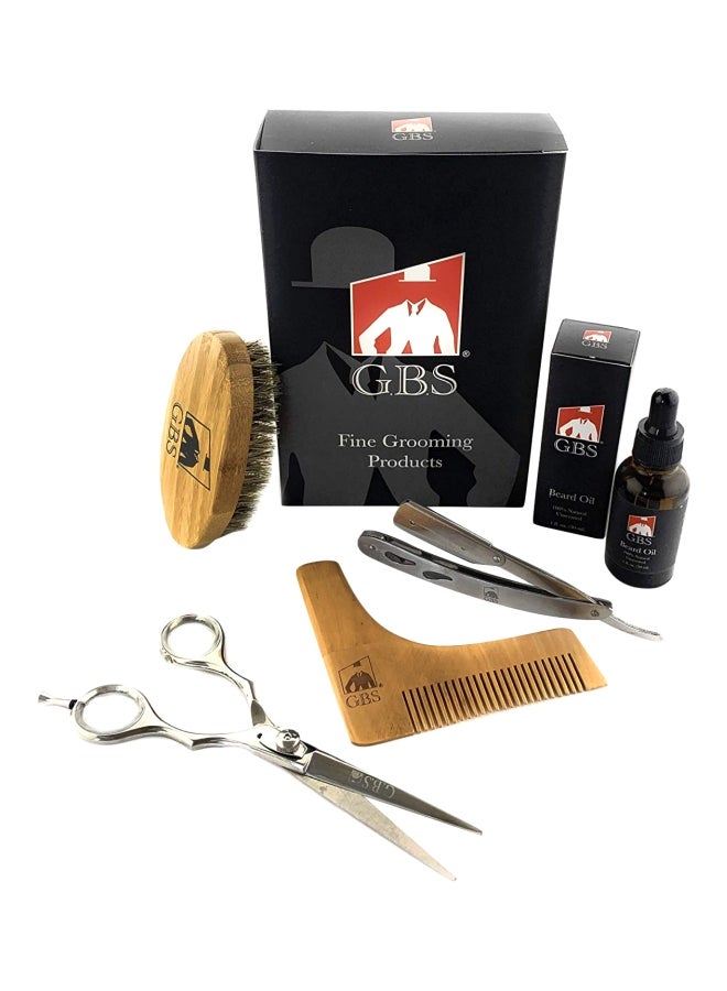 Beard Trimming, Cutting And Styling Kit Beige