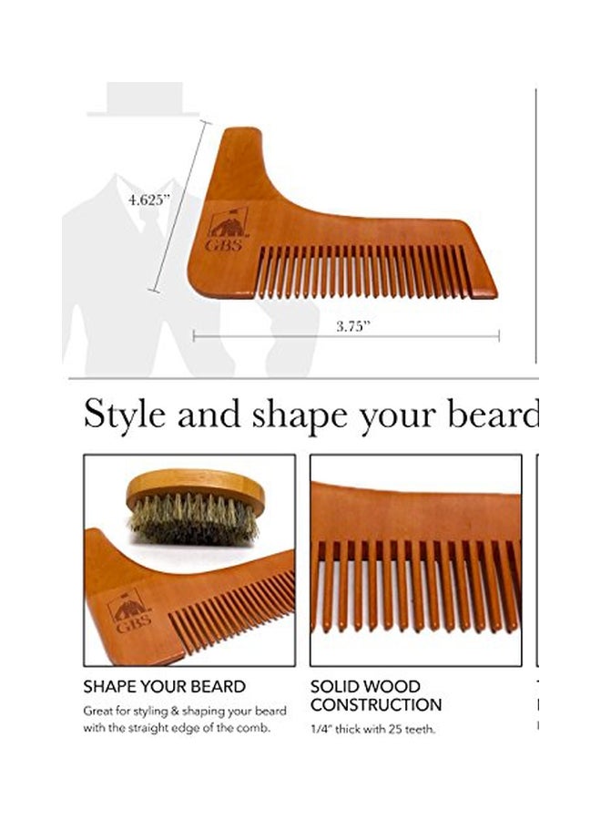 Beard Trimming, Cutting And Styling Kit Beige