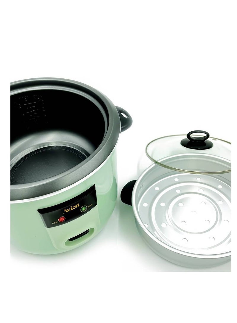 Avion Automatic rice cooker 1.2 Litre ,one-touch easy operation , cook , warm and steam function, ARC12JL